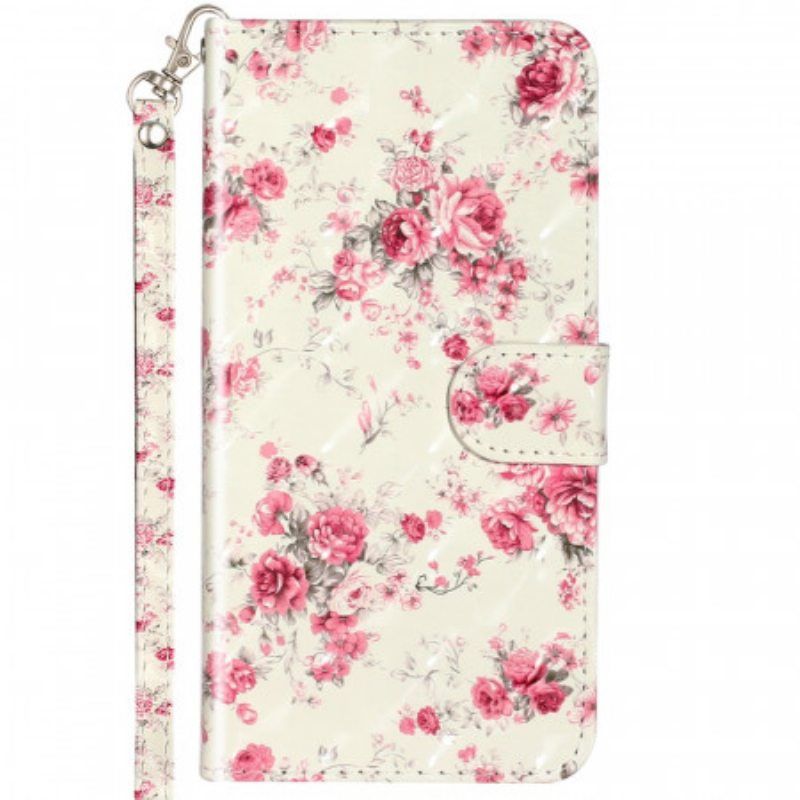 Kotelot Samsung Galaxy A53 5G Suojaketju Kuori Hihna Liberty Flowers