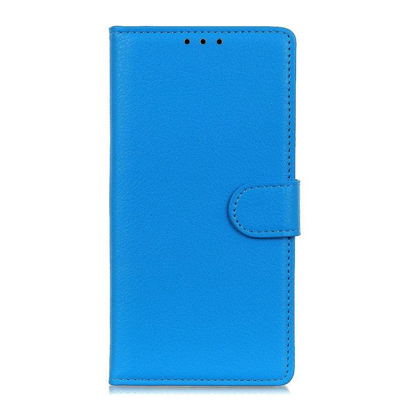 Flip Case Sony Xperia 1 IV Perinteinen Litchi Faux Leather