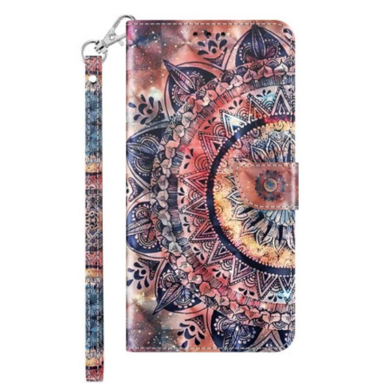 Kotelot Sony Xperia 1 IV Suojaketju Kuori Värikäs Strappy Mandala