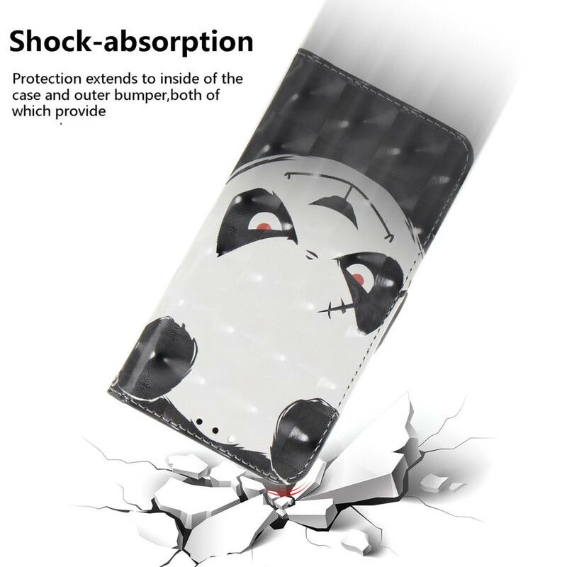 Flip Kotelot Samsung Galaxy S21 Fe Angry Panda Strappy