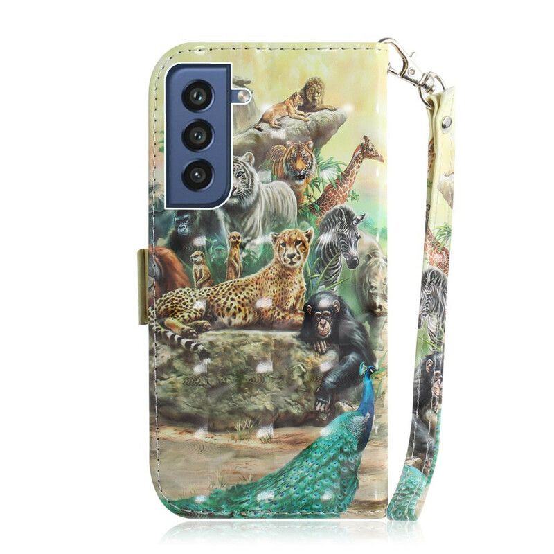 Flip Kotelot Samsung Galaxy S21 Fe Animal Safari Stringit