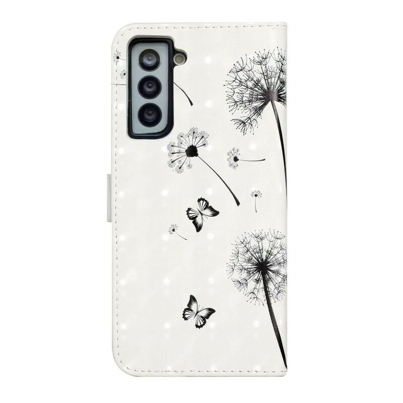 Flip Kotelot Samsung Galaxy S21 Fe Baby Love Dandelion Suojakuori