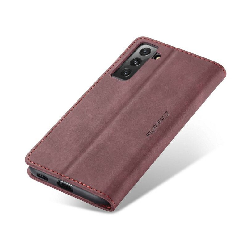 Flip Kotelot Samsung Galaxy S21 Fe Caseme Faux Leather Suojakuori