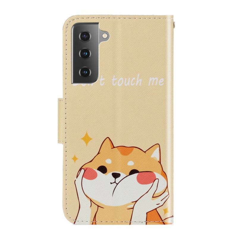 Flip Kotelot Samsung Galaxy S21 Fe Cat Don't Touch Me Stringit