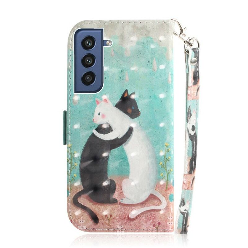 Flip Kotelot Samsung Galaxy S21 Fe Friends Strong Cats