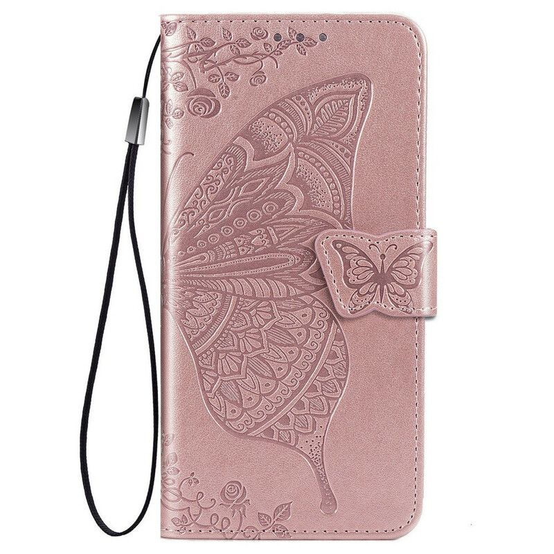 Flip Kotelot Samsung Galaxy S21 Fe Half Butterflies Suojakuori