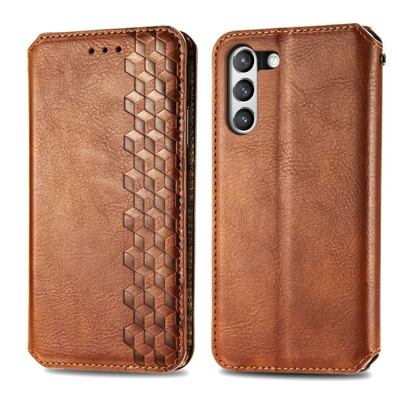 Flip Kotelot Samsung Galaxy S21 Fe Leather Effect Diamond Texture