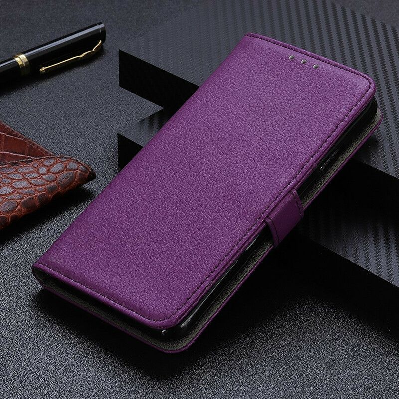 Flip Kotelot Samsung Galaxy S21 Fe Litchi Premium Faux Leather