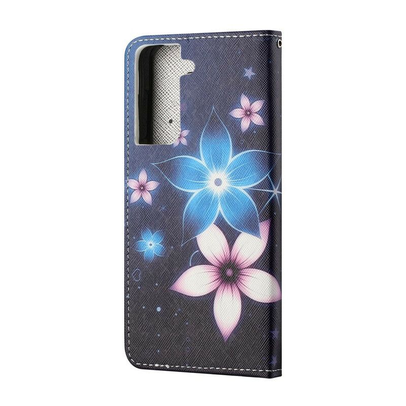 Flip Kotelot Samsung Galaxy S21 Fe Lunar Strappy Flowers