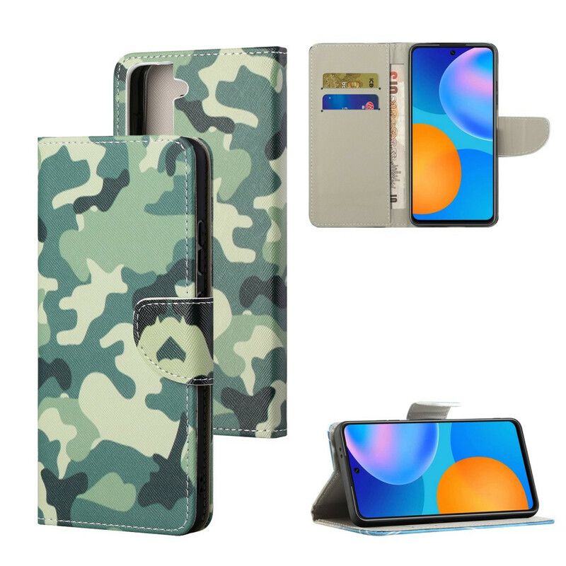 Flip Kotelot Samsung Galaxy S21 Fe Military Camouflage