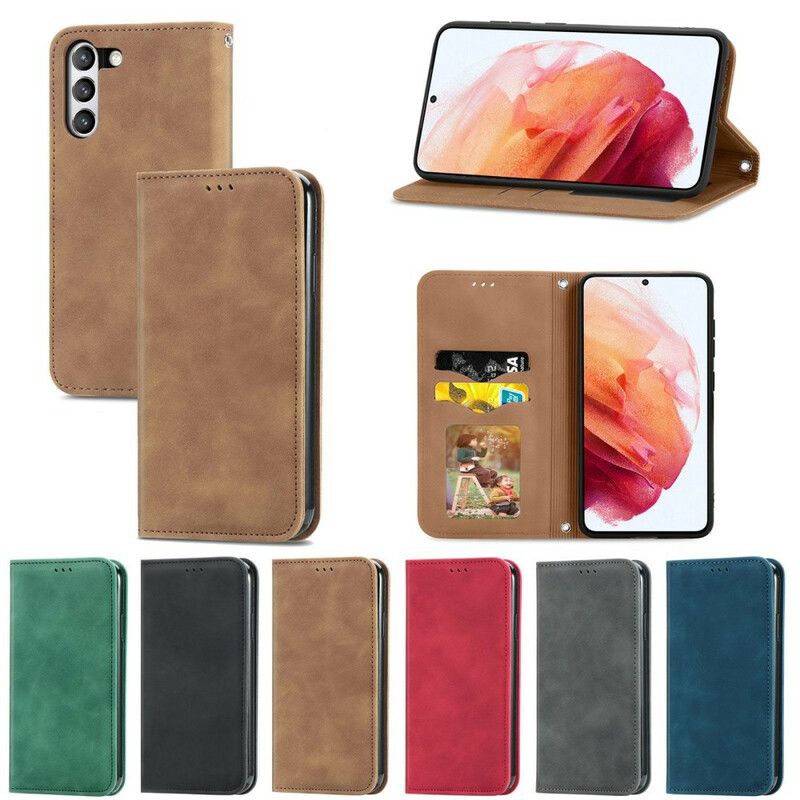 Flip Kotelot Samsung Galaxy S21 Fe Vintage Faux Leather