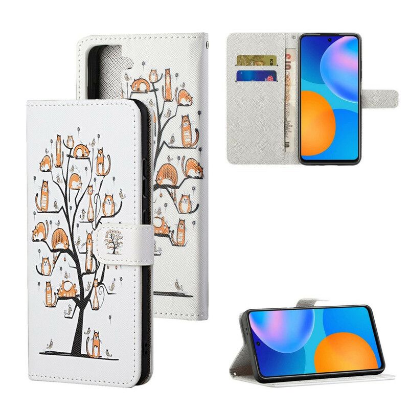 Kotelot Samsung Galaxy S21 Fe Funky Cats Strappy