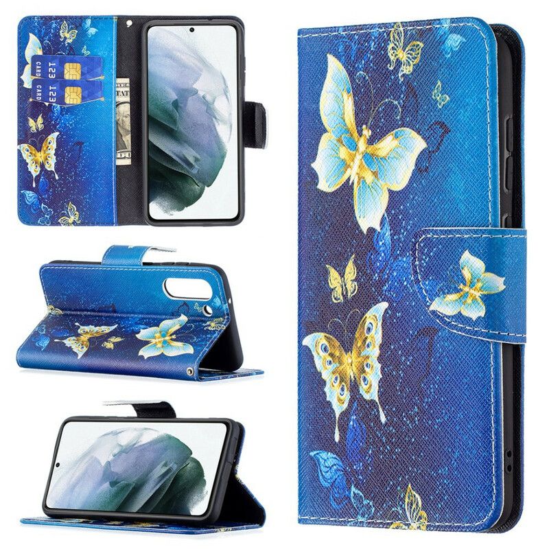 Kotelot Samsung Galaxy S21 Fe Puhelinkuoret Butterflies Kings