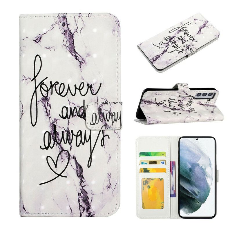 Kotelot Samsung Galaxy S21 Fe Puhelinkuoret Marble Forever & Always