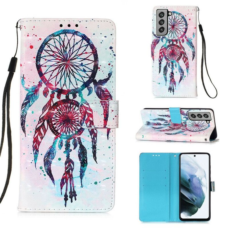 Kotelot Samsung Galaxy S21 Fe Puhelinkuoret Watercolour Dream Catcher