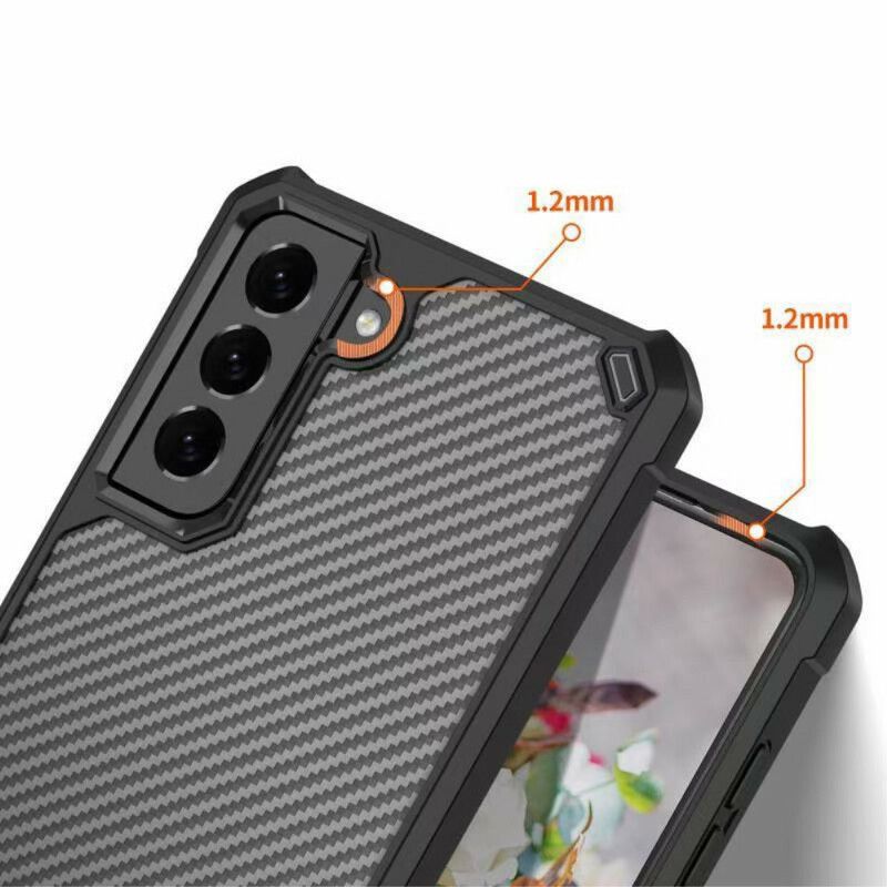 Kuori Case Samsung Galaxy S21 Fe Puhelinkuoret Hybridi Silikonireunat