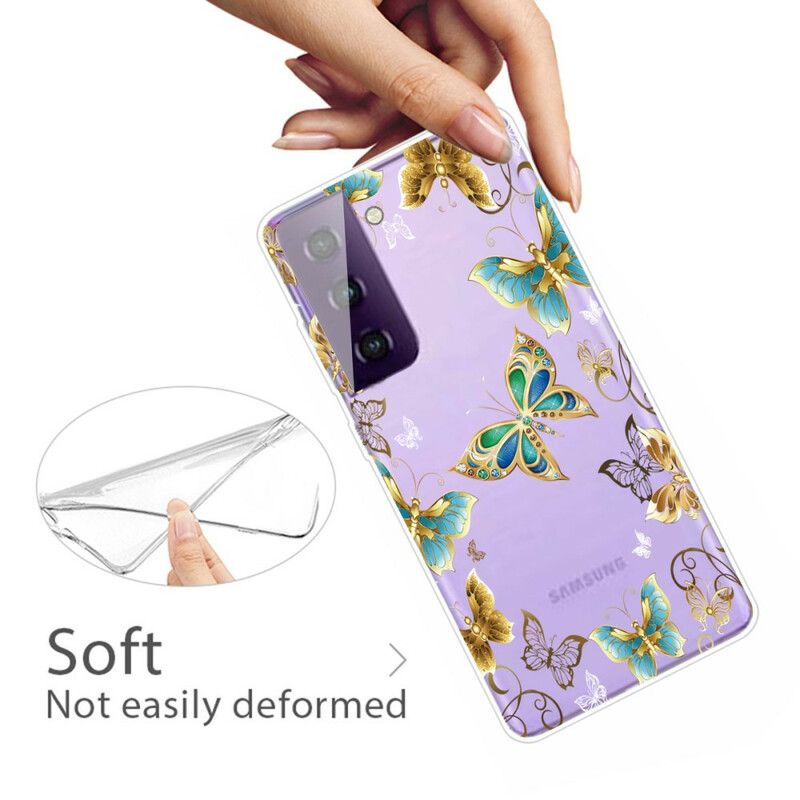 Kuori Samsung Galaxy S21 Fe Butterflies Design