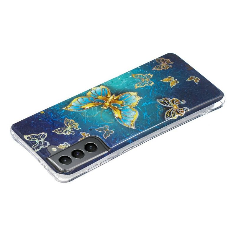 Kuori Samsung Galaxy S21 Fe Butterflies Design