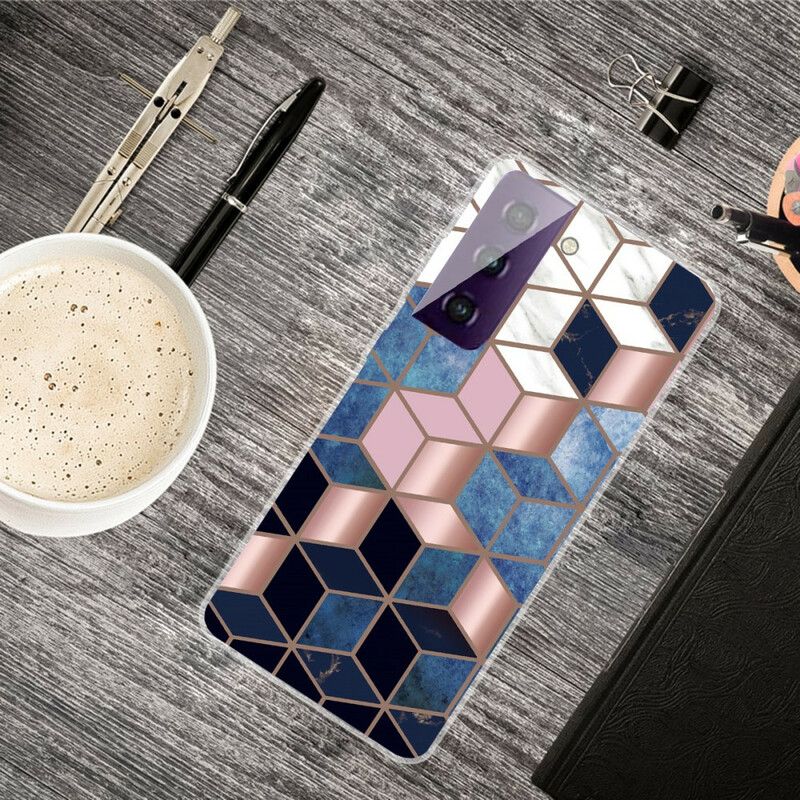 Kuori Samsung Galaxy S21 Fe Decline Geometric Marble