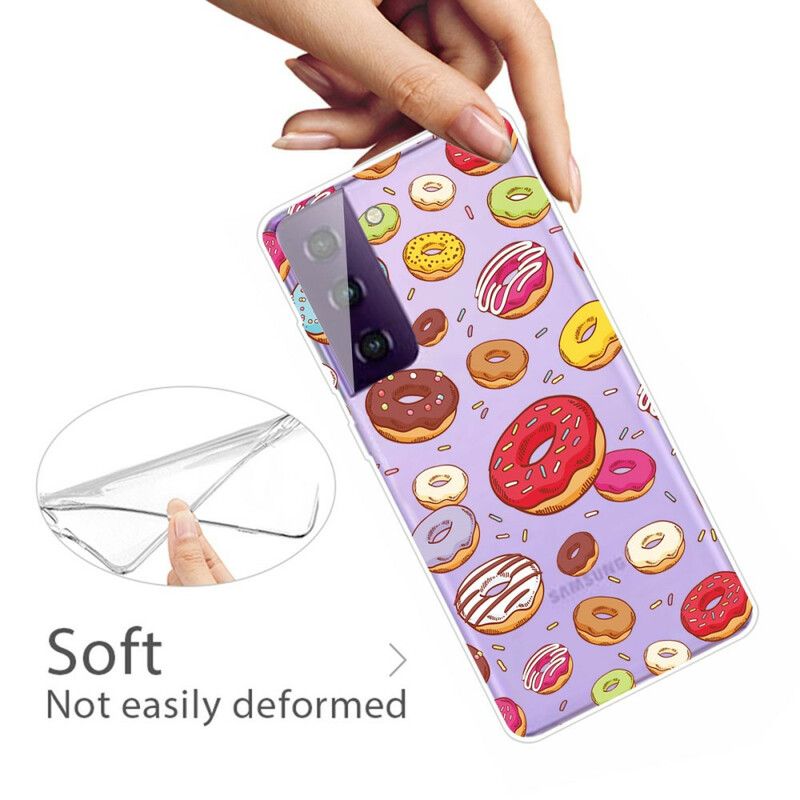 Kuori Samsung Galaxy S21 Fe Love Donuts Suojakuori