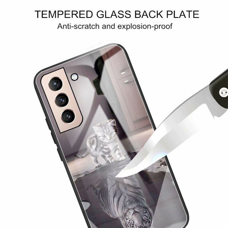 Kuori Samsung Galaxy S21 Fe Tempered Glass Ernest The Tiger Suojakuori