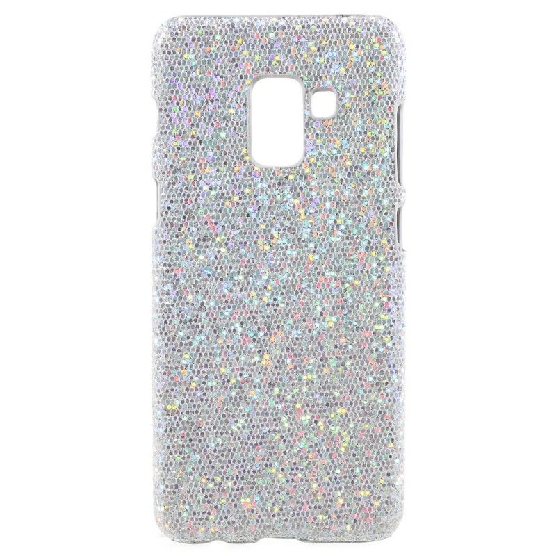 Case Kuoret Samsung Galaxy A8 Hopea Musta Puhelinkuoret Paljetteja