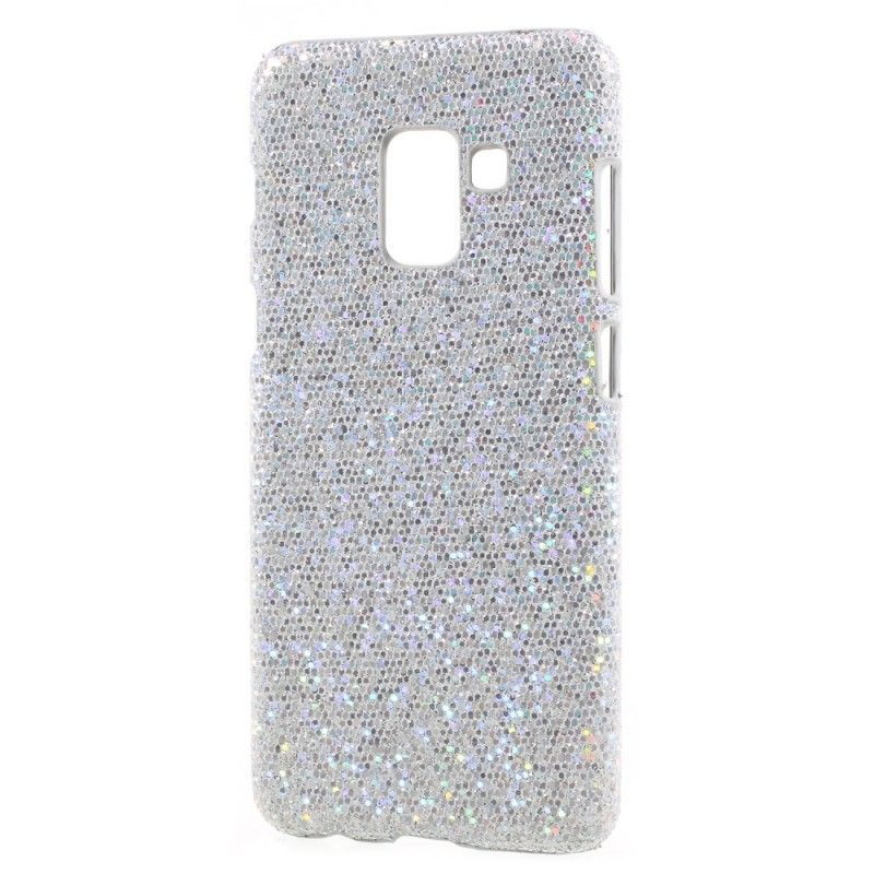 Case Kuoret Samsung Galaxy A8 Hopea Musta Puhelinkuoret Paljetteja