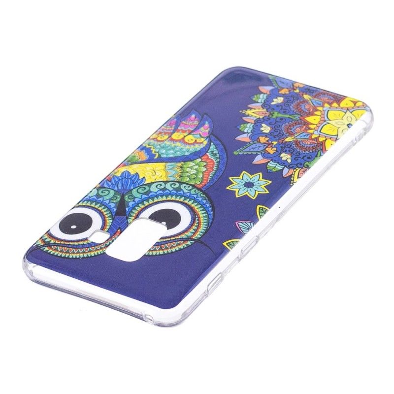 Case Kuoret Samsung Galaxy A8 Puhelinkuoret Fluoresoiva Mandalapöllö