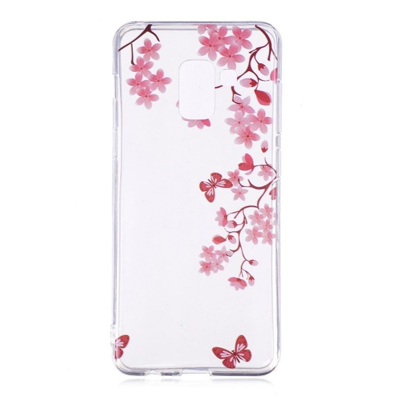 Case Kuoret Samsung Galaxy A8 Puhelinkuoret Kukkiva Puu