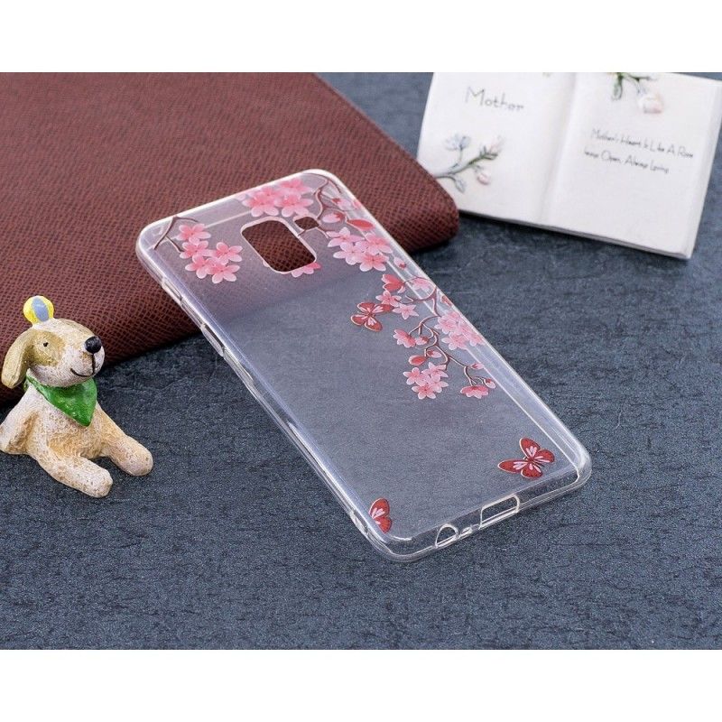 Case Kuoret Samsung Galaxy A8 Puhelinkuoret Kukkiva Puu