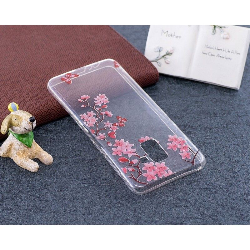 Case Kuoret Samsung Galaxy A8 Puhelinkuoret Kukkiva Puu