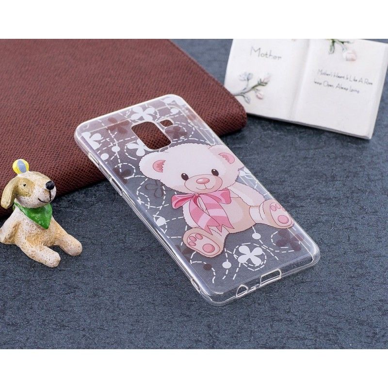 Case Kuoret Samsung Galaxy A8 Puhelinkuoret Söpö Nallekarhu