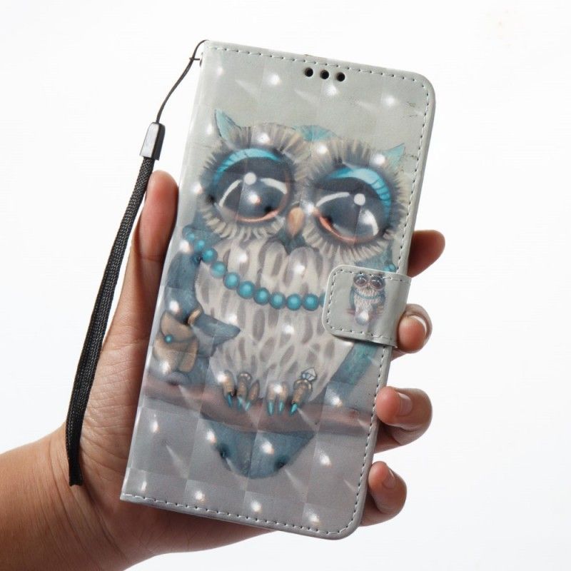 Flip Case Samsung Galaxy A8 Neiti Pöllö 3D