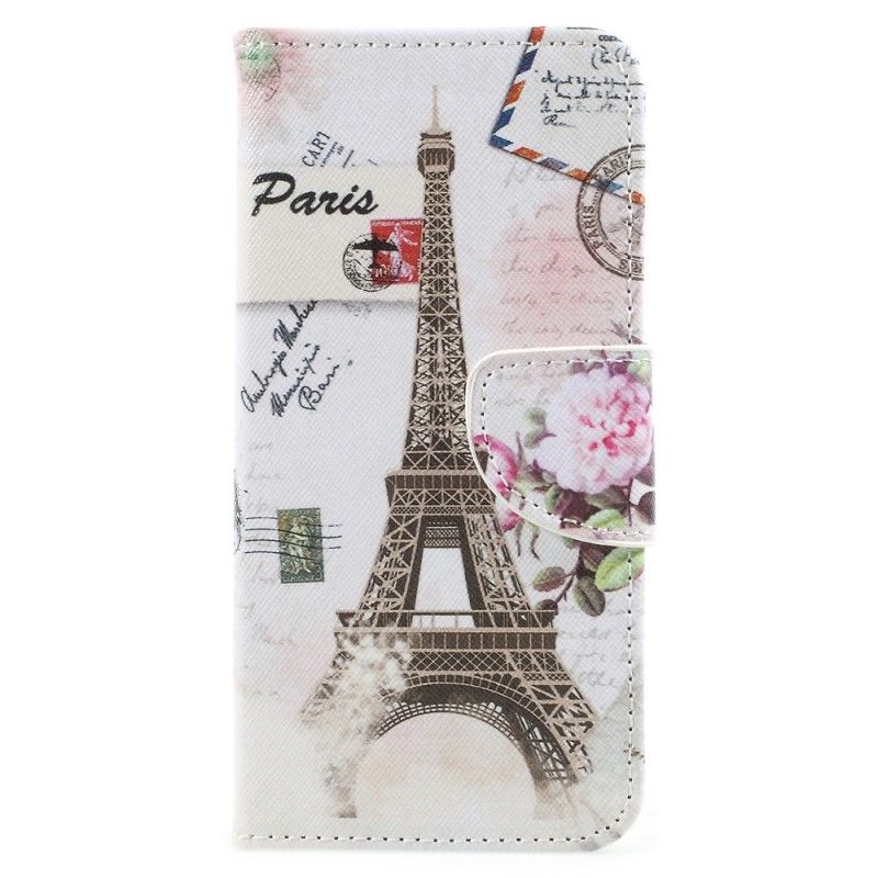 Kotelot Samsung Galaxy A8 Retro Eiffel-Torni