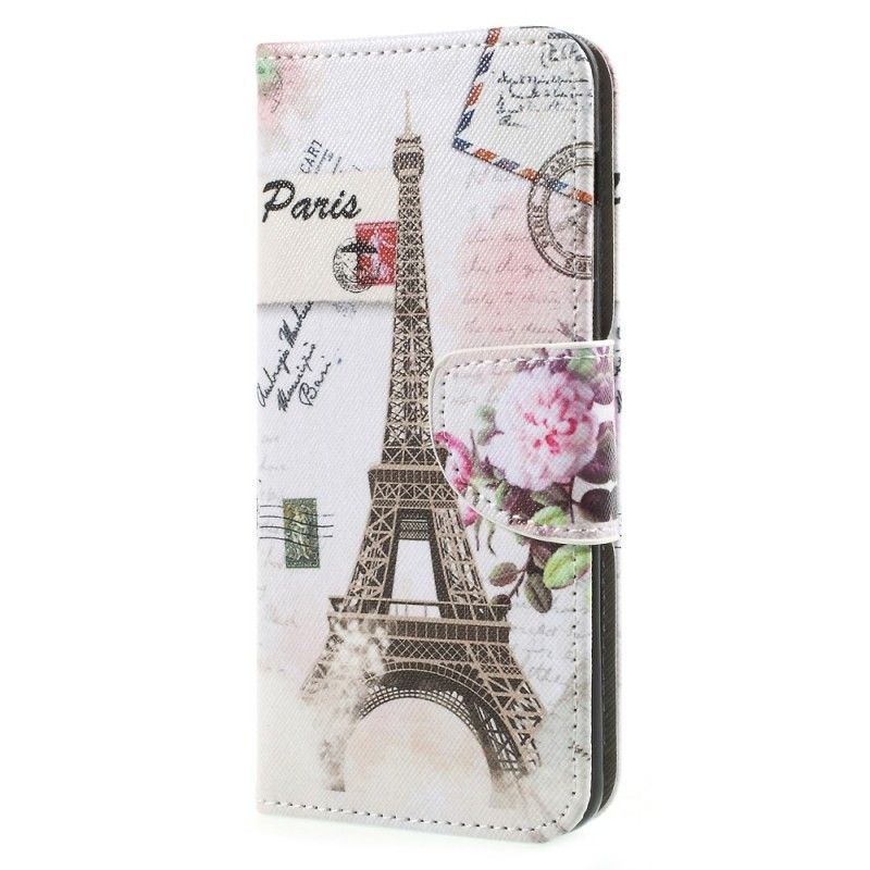 Kotelot Samsung Galaxy A8 Retro Eiffel-Torni