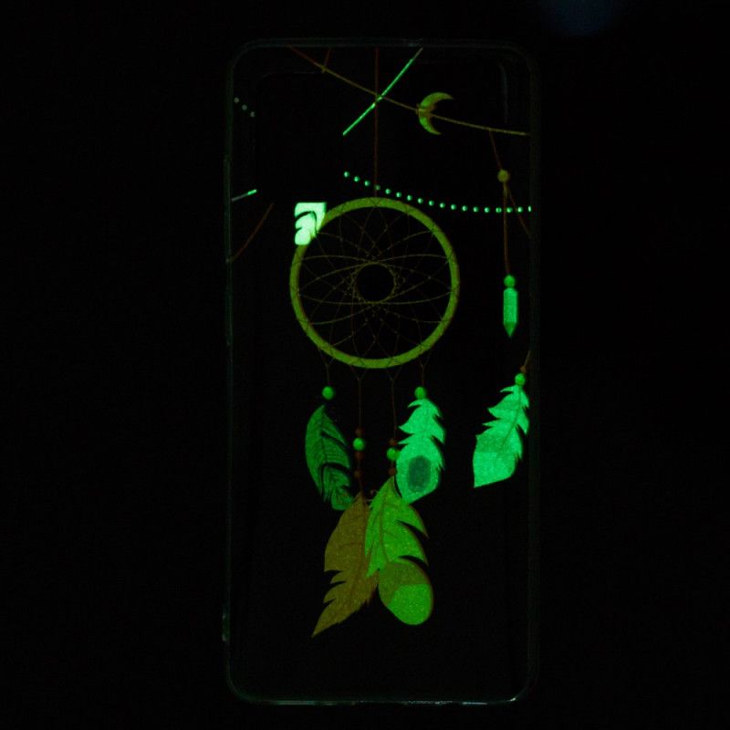 Case Kuoret Samsung Galaxy A51 5G Keltainen Musta Puhelinkuoret Ainutlaatuinen Fluoresoiva Unensieppari