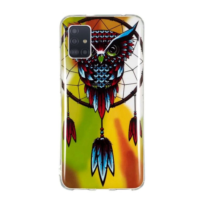 Case Kuoret Samsung Galaxy A51 5G Keltainen Musta Puhelinkuoret Ainutlaatuinen Fluoresoiva Unensieppari