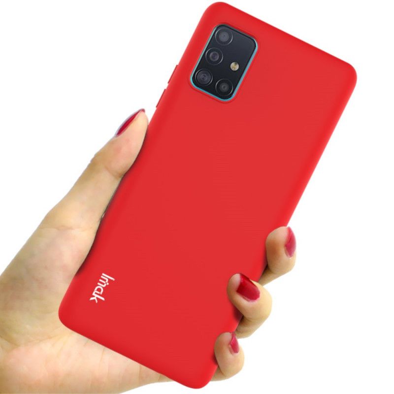 Case Kuoret Samsung Galaxy A51 5G Punainen Musta Puhelinkuoret Imak Uc-2 -Sarjan Värit