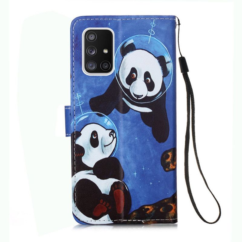 Flip Case Samsung Galaxy A51 5G Pandakosmonautit