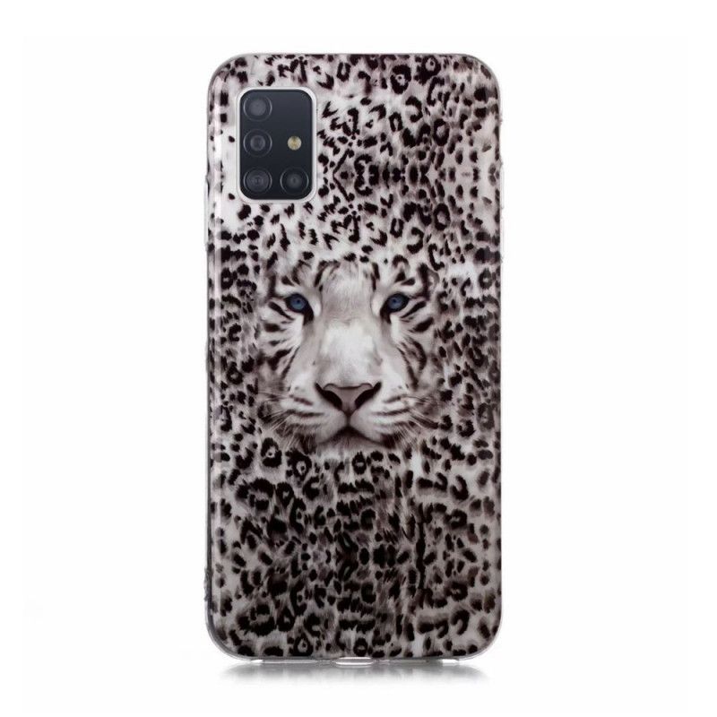 Kuori Samsung Galaxy A51 5G Fluoresoiva Leopardi Suojakuori