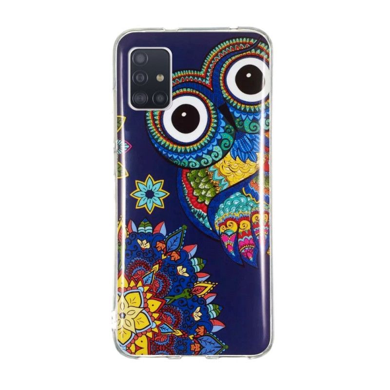 Kuori Samsung Galaxy A51 5G Fluoresoiva Mandalapöllö Suojakuori