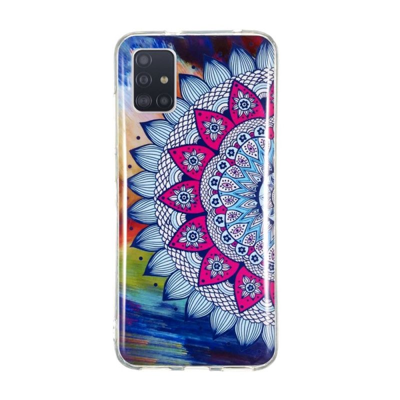 Kuori Samsung Galaxy A51 5G Fluoresoiva Värillinen Mandala