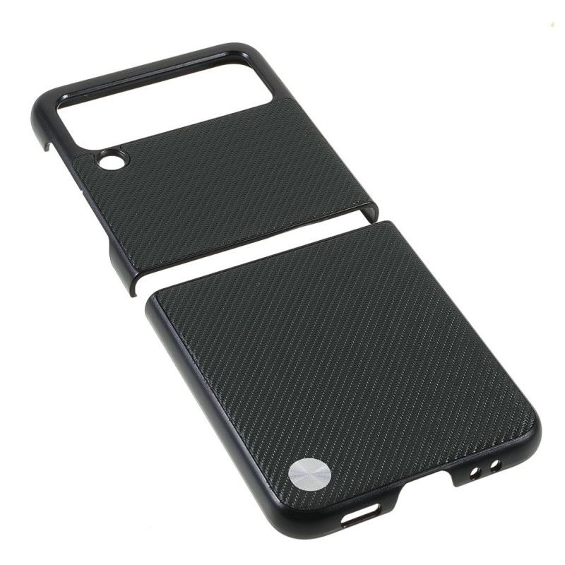 Kuori Case Samsung Galaxy Z Flip 3 5g Puhelinkuoret Carbon Fiber X-taso