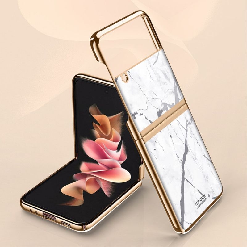 Kuori Case Samsung Galaxy Z Flip 3 5g Puhelinkuoret Marble Style