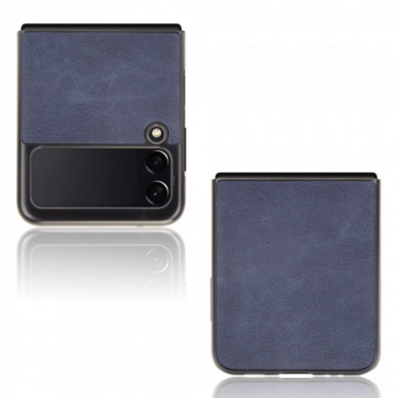 Kuori Case Samsung Galaxy Z Flip 3 5g Puhelinkuoret Nahkaefekti