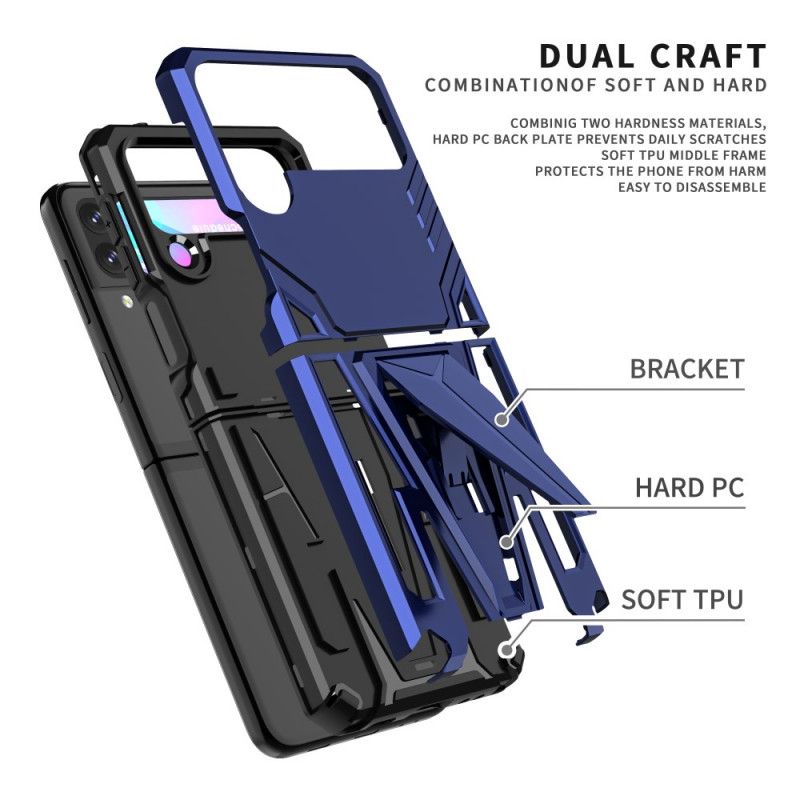 Kuori Case Samsung Galaxy Z Flip 3 5g Puhelinkuoret Ultra Resistant V Tuki