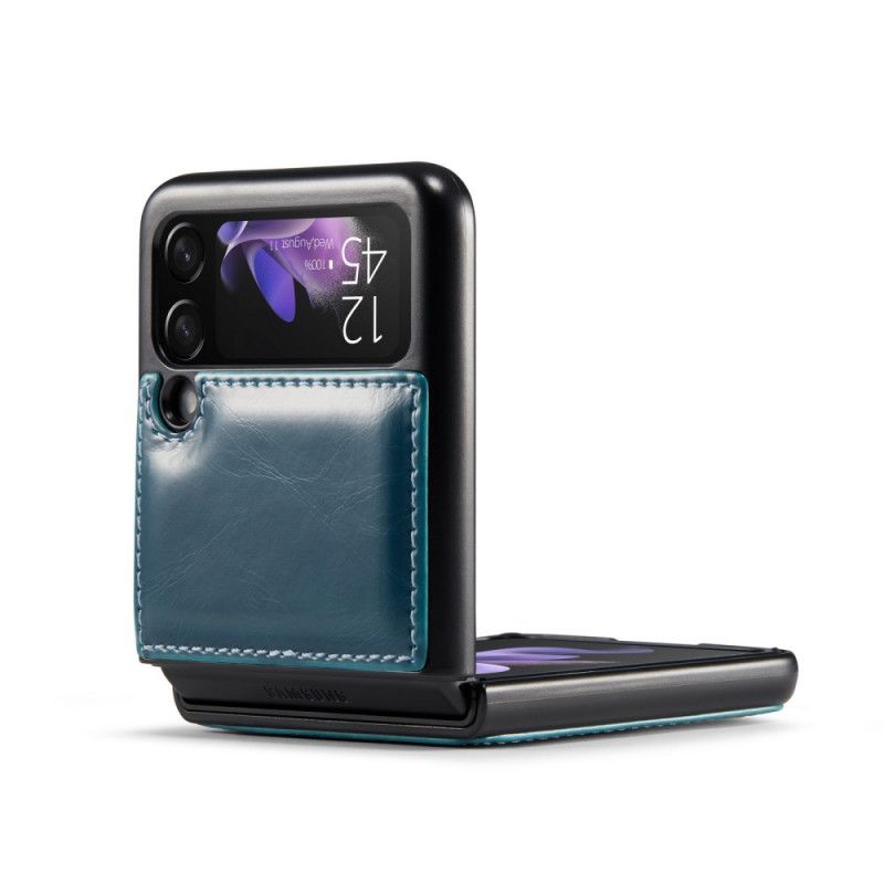 Kuori Samsung Galaxy Z Flip 3 5g Caseme Waxed Leather Style