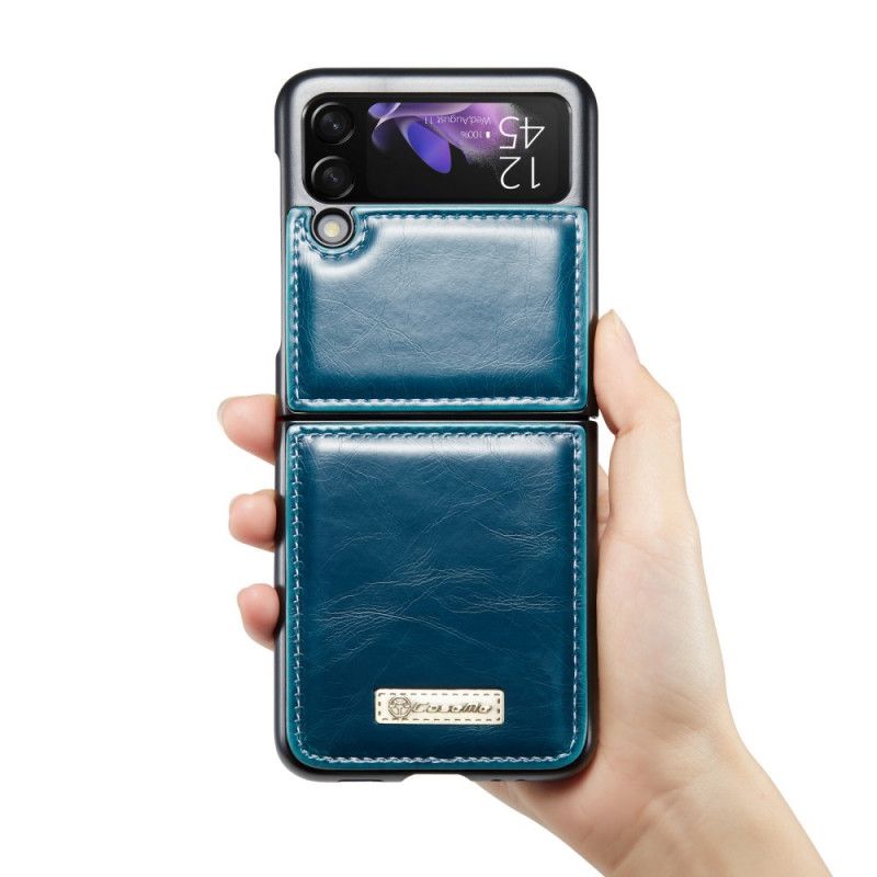 Kuori Samsung Galaxy Z Flip 3 5g Caseme Waxed Leather Style