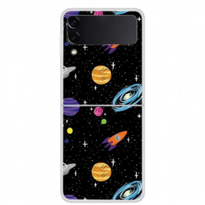 Kuori Samsung Galaxy Z Flip 3 5g Planet Galaxy