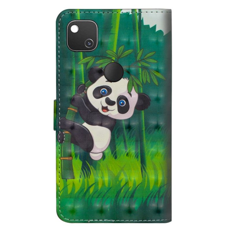 Kotelot Google Pixel 4a Panda Ja Bambu Suojakuori